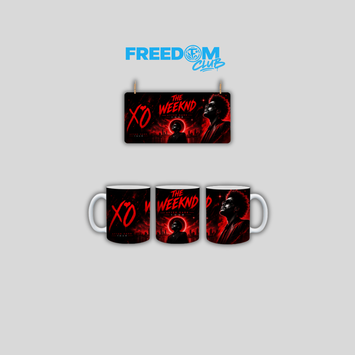 Caneca After Dark — Red XO, The Weeknd