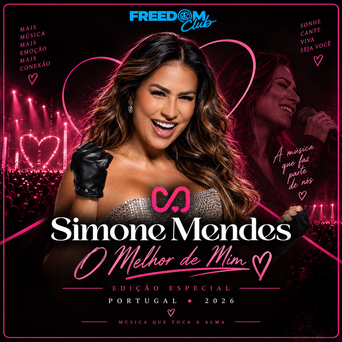 SM Box — Simone Mendes, kit do concerto