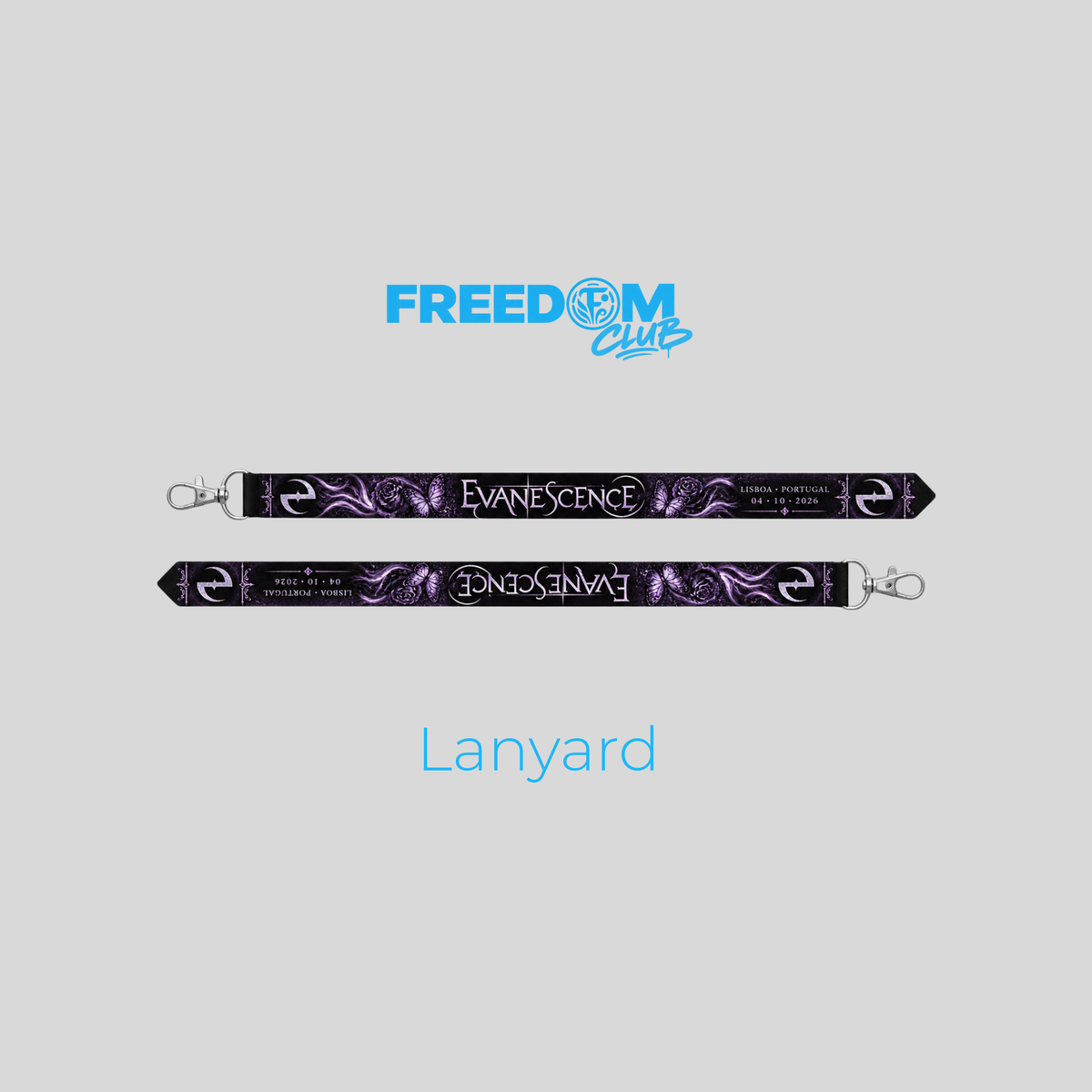 Copo Personalizado com Lanyard e Suporte - Reborn, Evanescence, detalhe