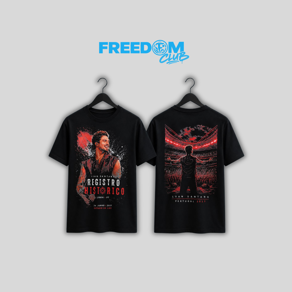 T-Shirt Registro Histórico — Luan Santana